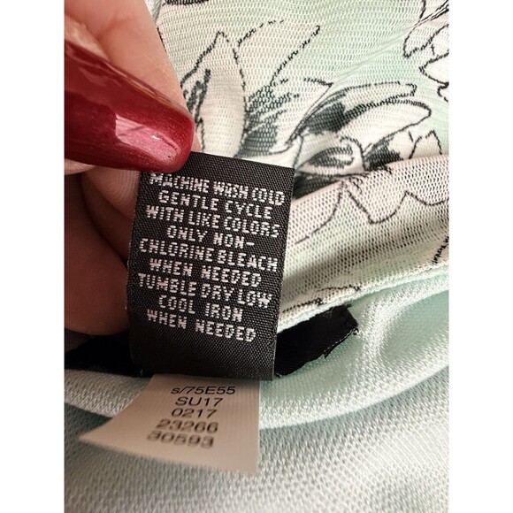 Alfani Womens Layered Mess Long Sleeve Pullover Blouse Size Med - Picture 8 of 8